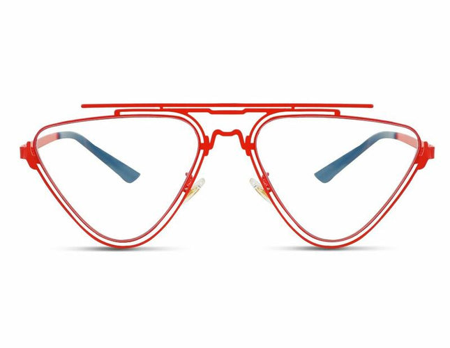 Triangular-frame sunglasses
