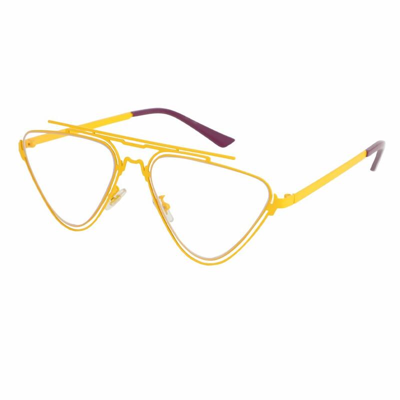 Triangular-frame sunglasses