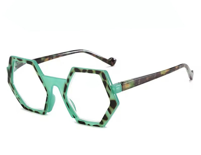 Hexagonal reading glasses