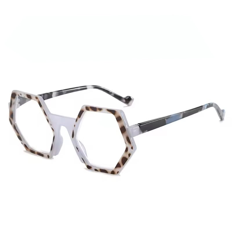 Hexagonal reading glasses