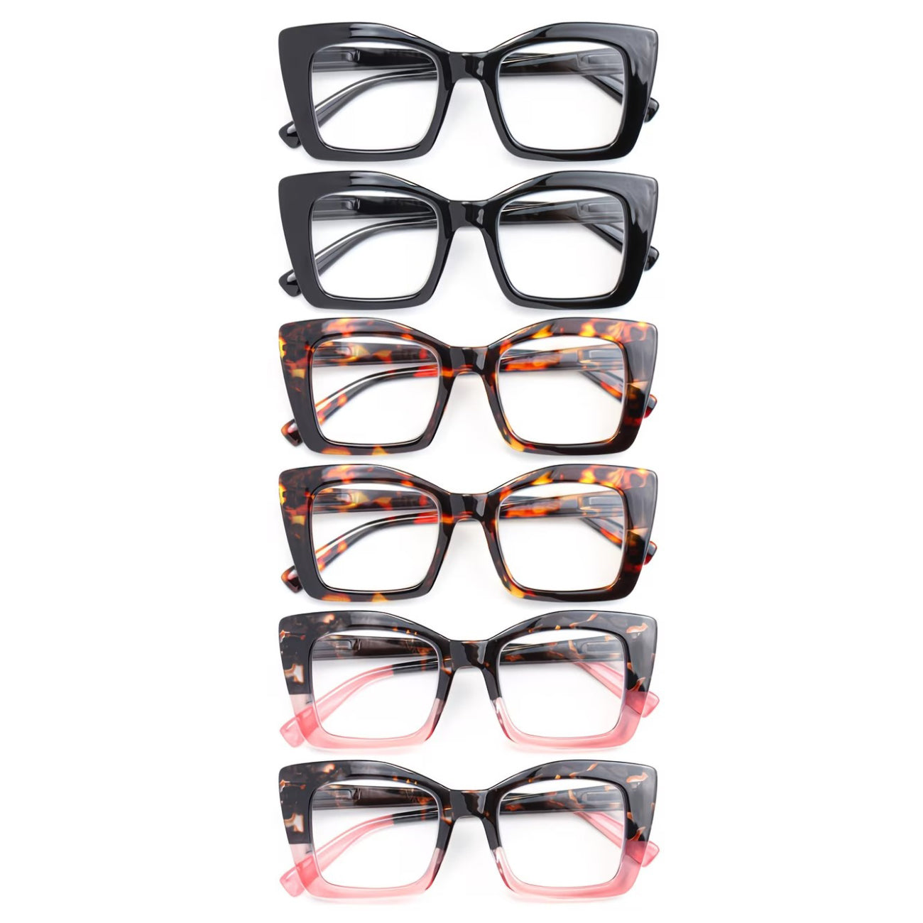 7Pcs rectangular glasses